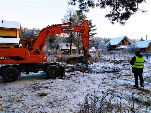 Демонтаж ленточного фундамента в Первомайском районе Новосибирска